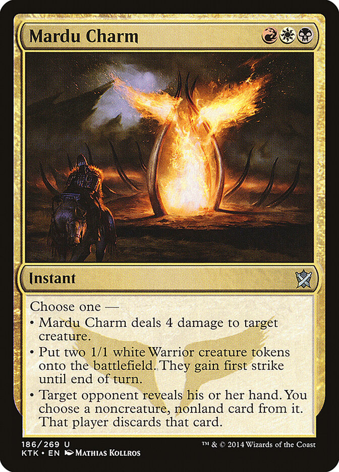 Mardu Charm (186) - Khans of Tarkir (KTK)