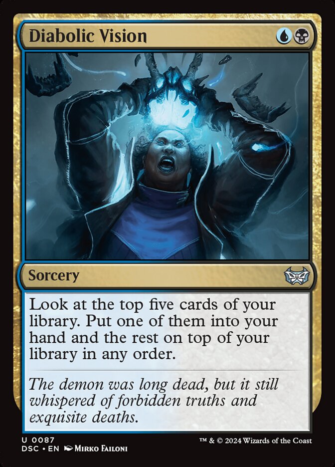 Diabolic Vision (87) - Duskmourn: House of Horror Commander (DSC)