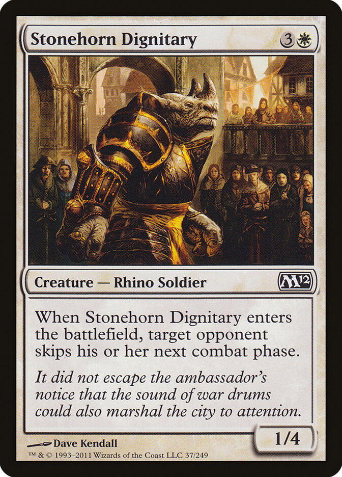 Stonehorn Dignitary (37) - Magic 2012 (M12)