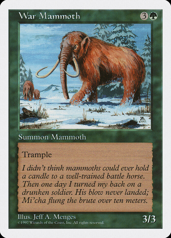 War Mammoth (340) - Fifth Edition (5ED)