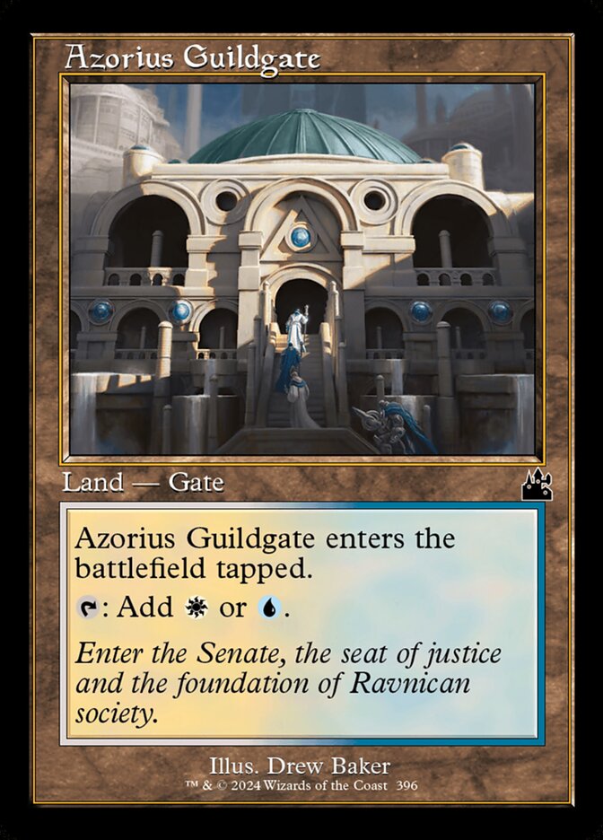 Azorius Guildgate (396) - Ravnica Remastered (RVR)