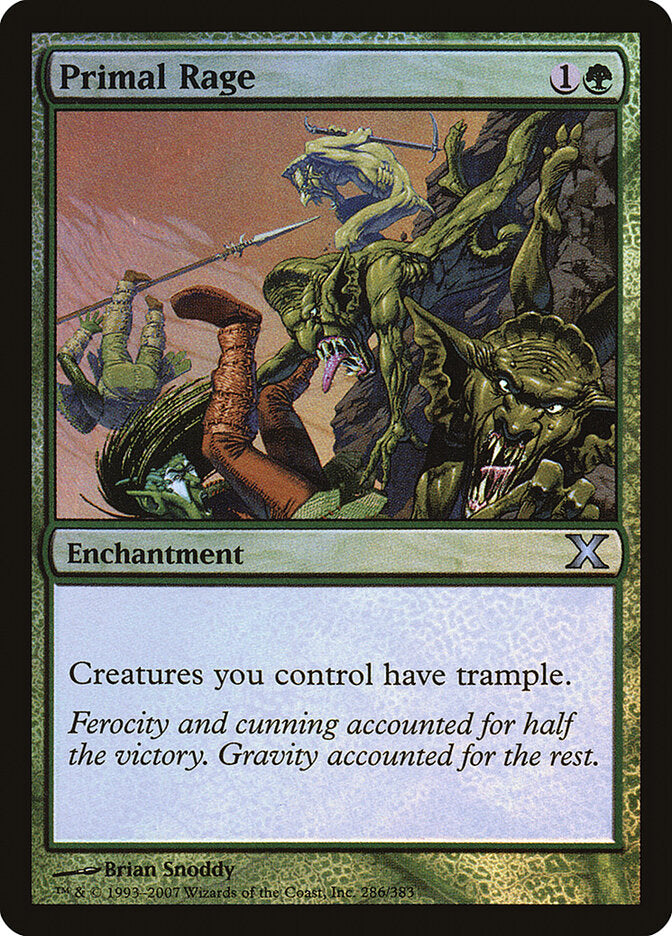 Primal Rage (286) - Tenth Edition (10E)