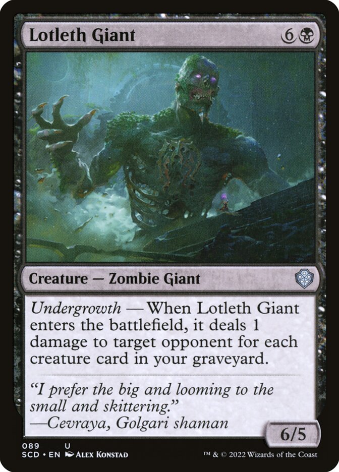 Lotleth Giant (89) - Starter Commander Decks (SCD)