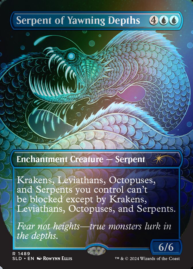 Serpent of Yawning Depths (1489★) - Secret Lair Drop (SLD)