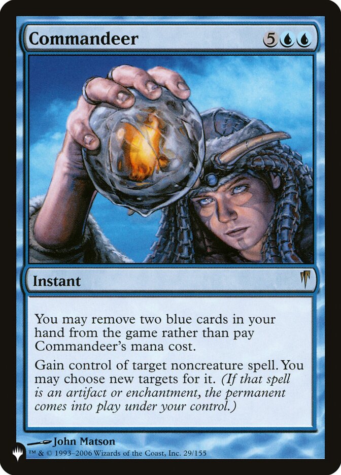 Commandeer (CSP-29) - The List (PLST)