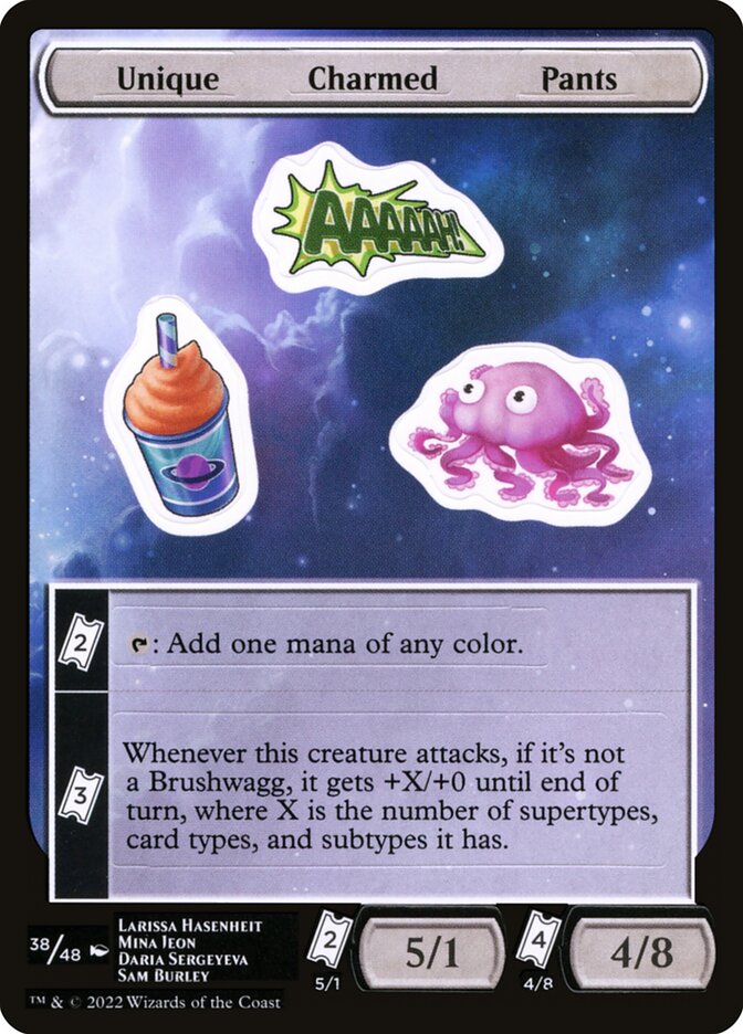 Unique Charmed Pants (38) - Unfinity Sticker Sheets (SUNF)