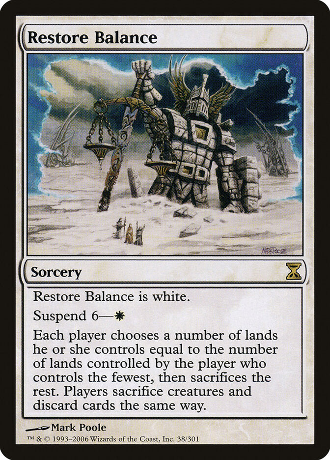 Restore Balance (38) - Time Spiral (TSP)
