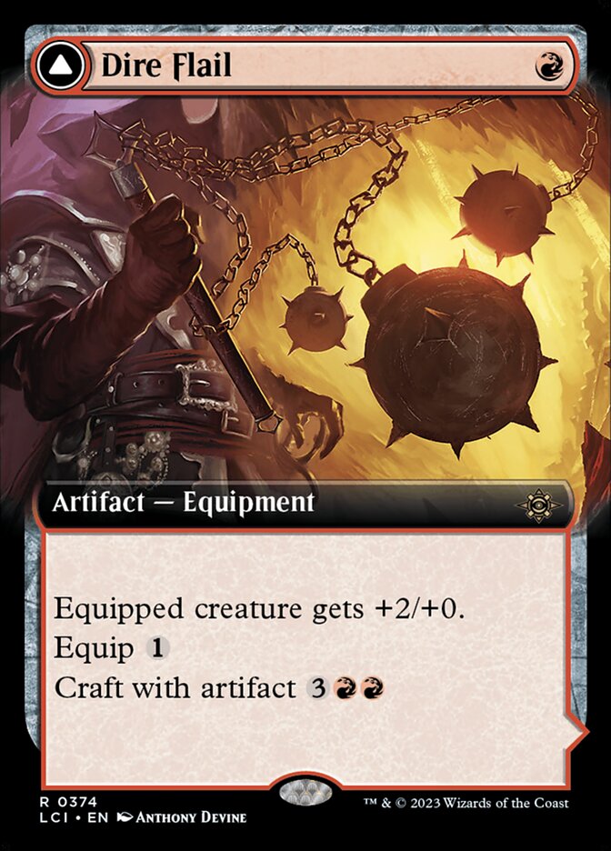 Dire Flail // Dire Blunderbuss (374) - The Lost Caverns of Ixalan (LCI)