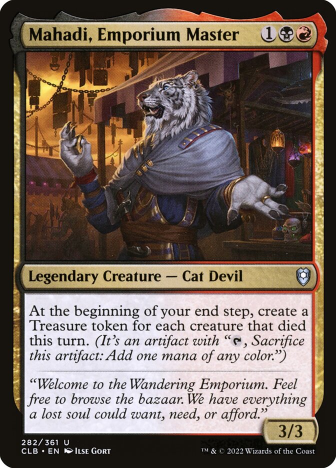Mahadi, Emporium Master (282) - Commander Legends: Battle for Baldur's Gate (CLB)