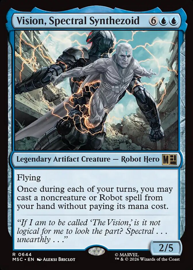 Vision, Spectral Synthezoid (644) - Marvel Super Heroes Commander (MSC)