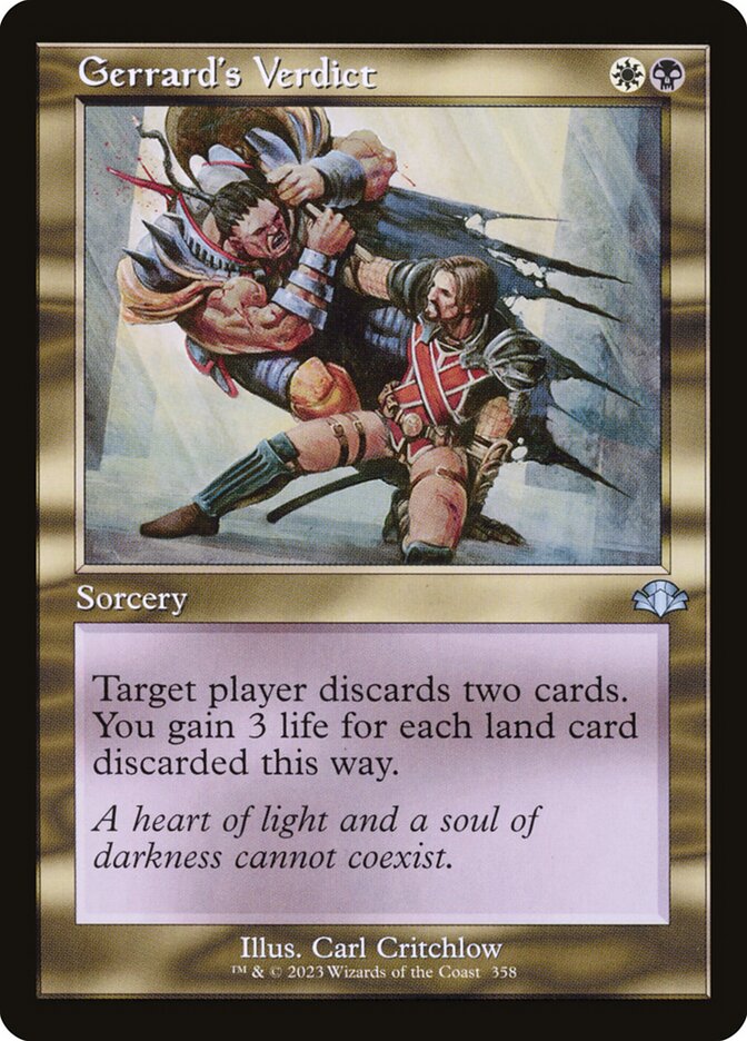 Gerrard's Verdict (358) - Dominaria Remastered (DMR)