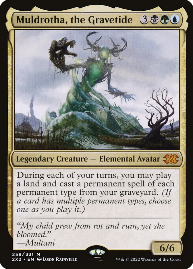 Muldrotha, the Gravetide (258) - Double Masters 2022 (2X2)