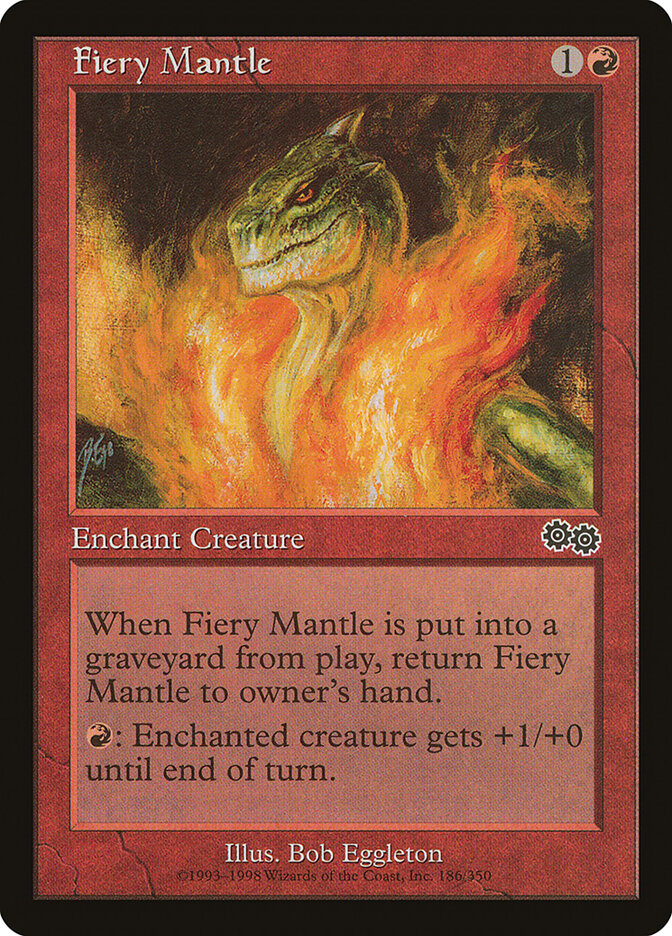 Fiery Mantle (186) - Urza's Saga (USG)