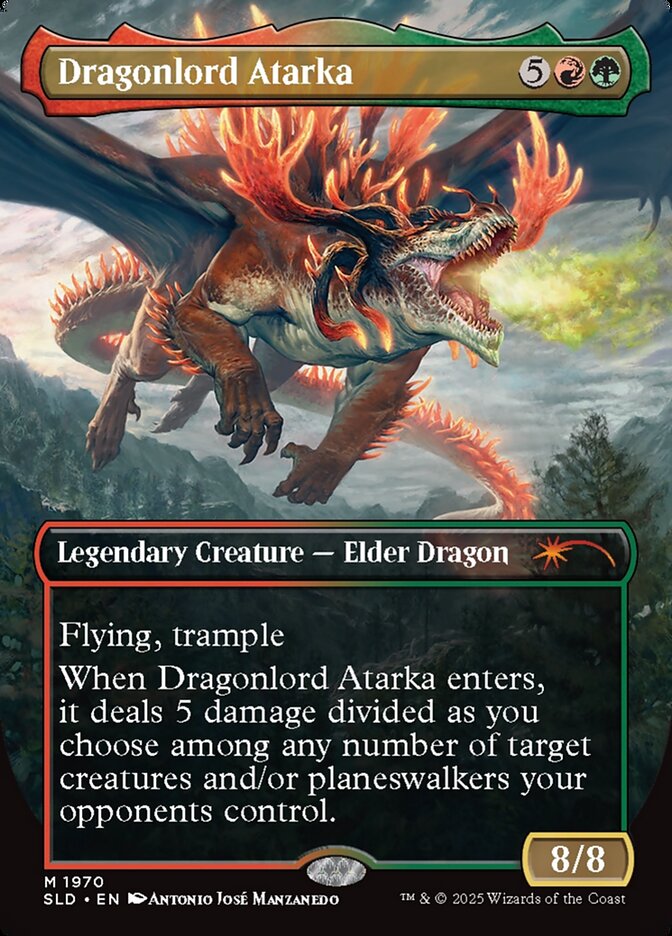Dragonlord Atarka // Dragonlord Atarka (1970) - Secret Lair Drop (SLD)