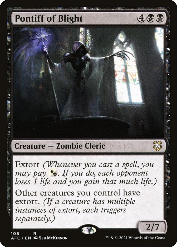 Pontiff of Blight (108) - Forgotten Realms Commander (AFC)
