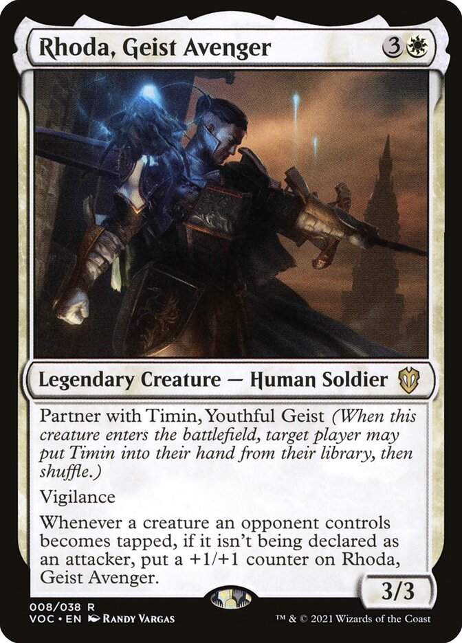 Rhoda, Geist Avenger (8) - Crimson Vow Commander (VOC)