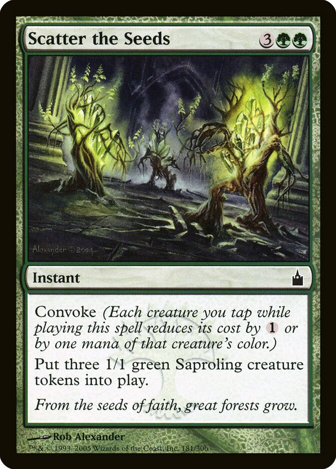Scatter the Seeds (181) - Ravnica: City of Guilds (RAV)