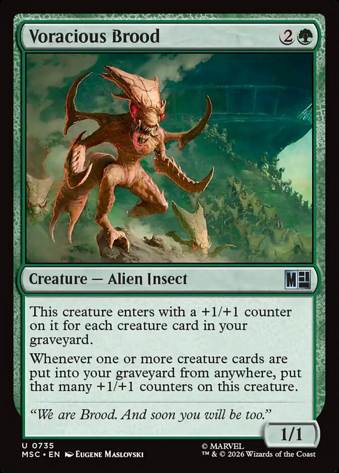 Voracious Brood (735) - Marvel Super Heroes Commander (MSC)