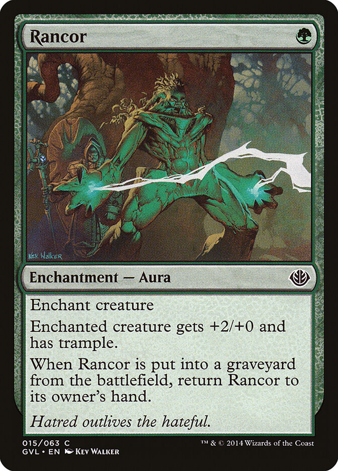 Rancor (15) - Duel Decks Anthology: Garruk vs. Liliana (GVL)