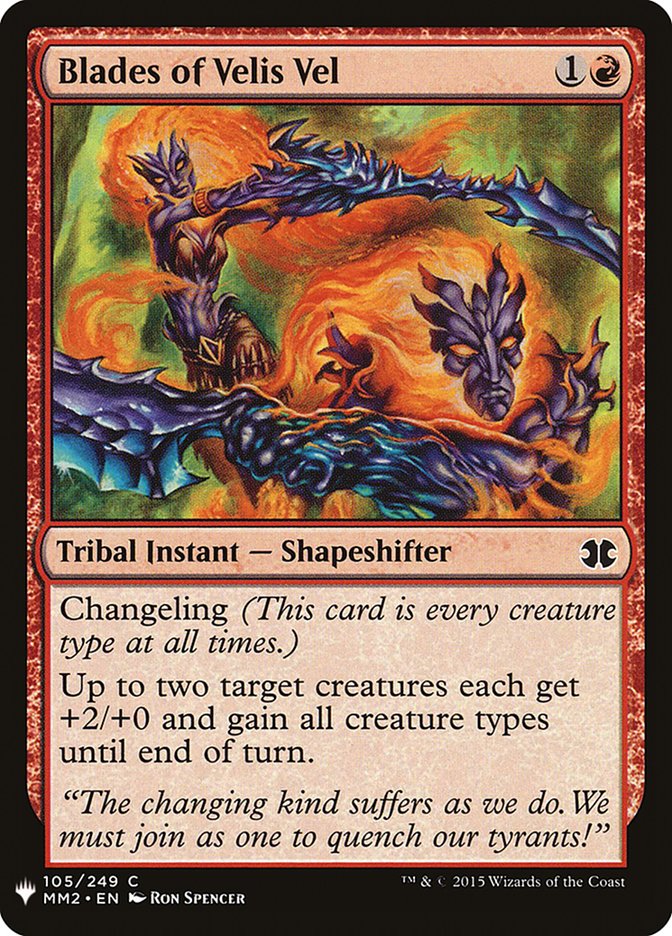 Blades of Velis Vel - The List (PLST)