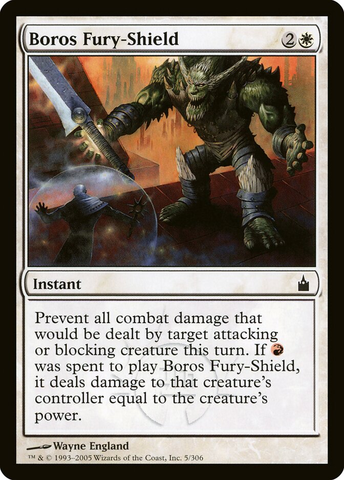 Boros Fury-Shield (5) - Ravnica: City of Guilds (RAV)
