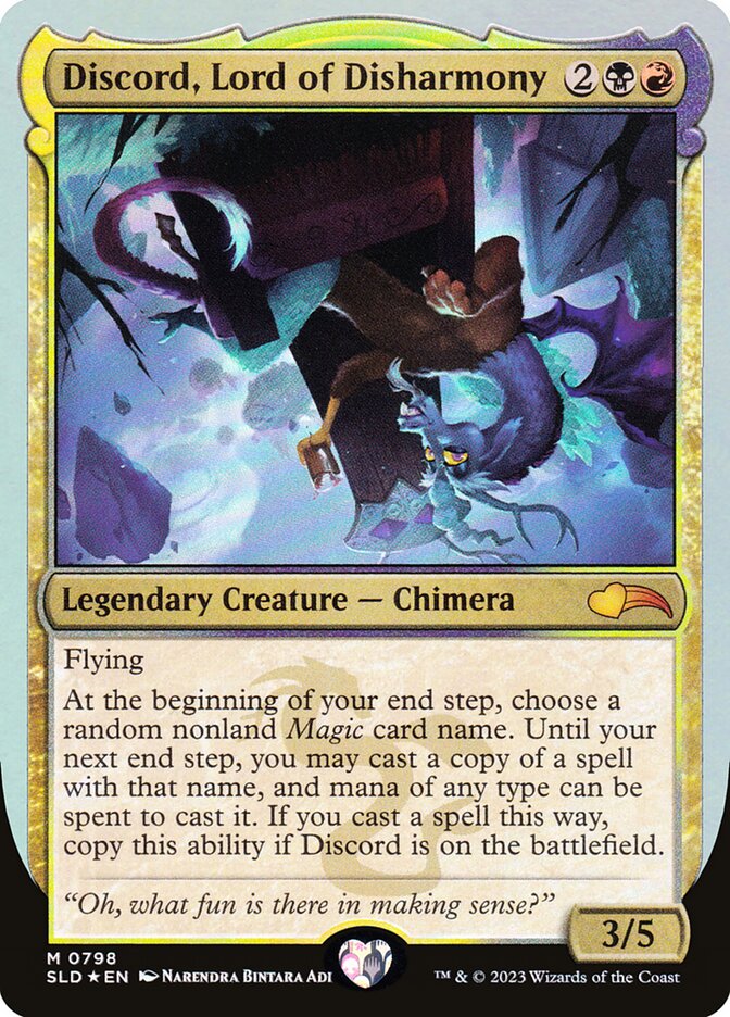Discord, Lord of Disharmony (798) - Secret Lair Drop (SLD)