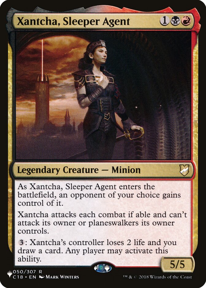 Xantcha, Sleeper Agent (C18-50) - The List (PLST)