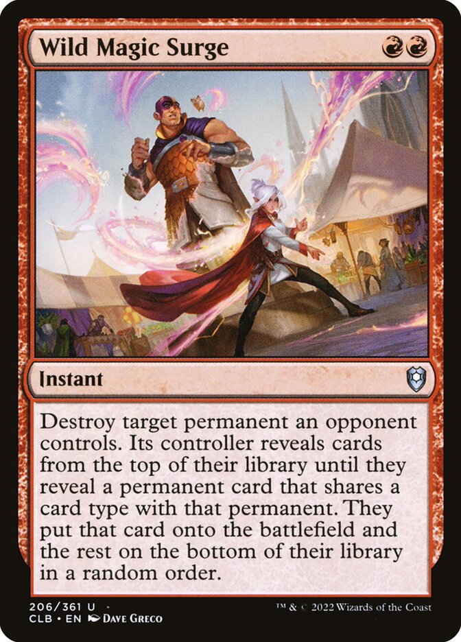 Wild Magic Surge (206) - Commander Legends: Battle for Baldur's Gate (CLB)
