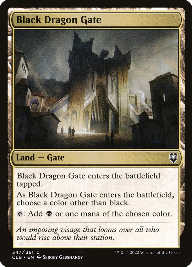 Black Dragon Gate (347) - Commander Legends: Battle for Baldur's Gate (CLB)