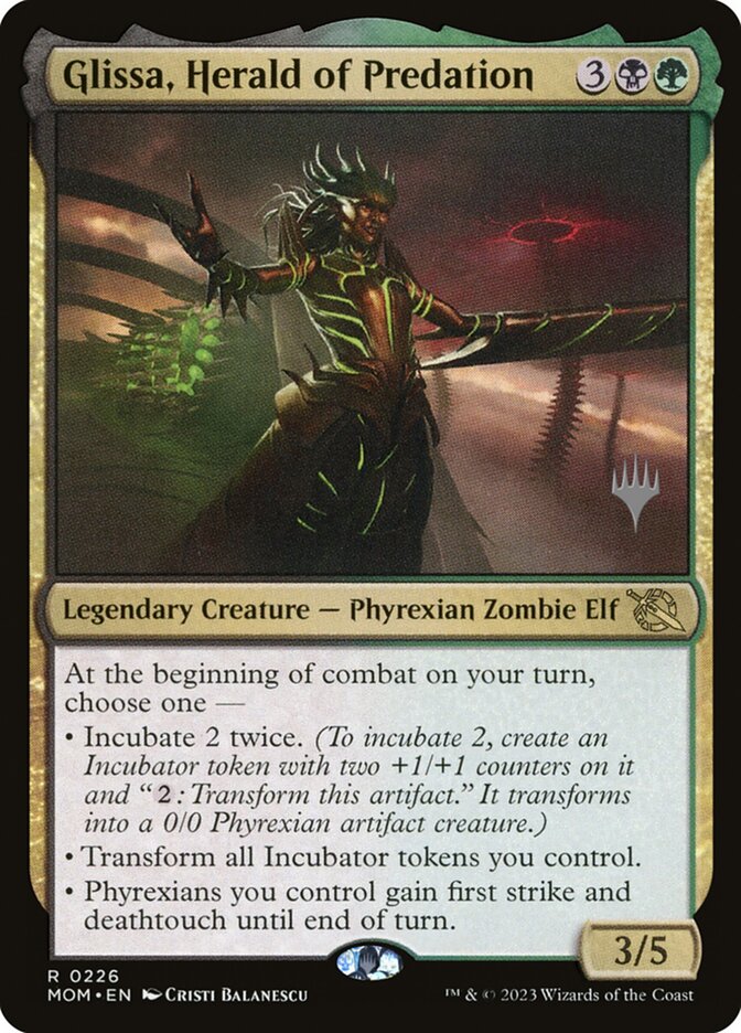 Glissa, Herald of Predation (226p) - March of the Machine Promos (PMOM)