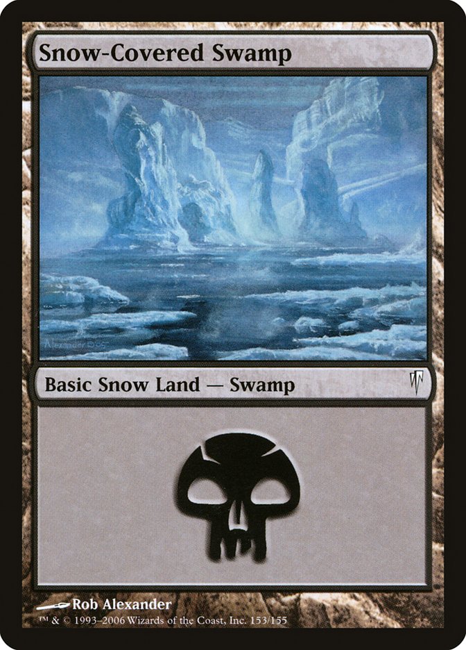 Snow-Covered Swamp (153) - Coldsnap (CSP)