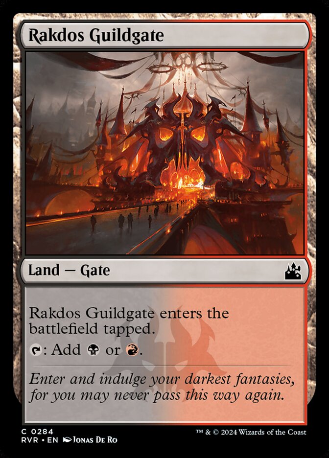 Rakdos Guildgate (284) - Ravnica Remastered (RVR)