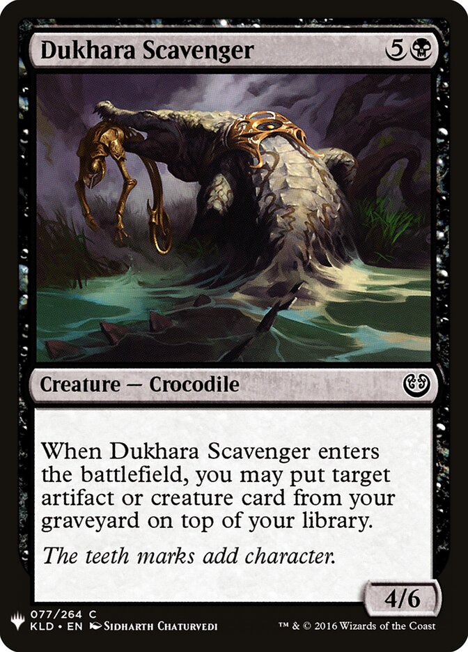 Dukhara Scavenger (KLD-77) - The List (PLST)