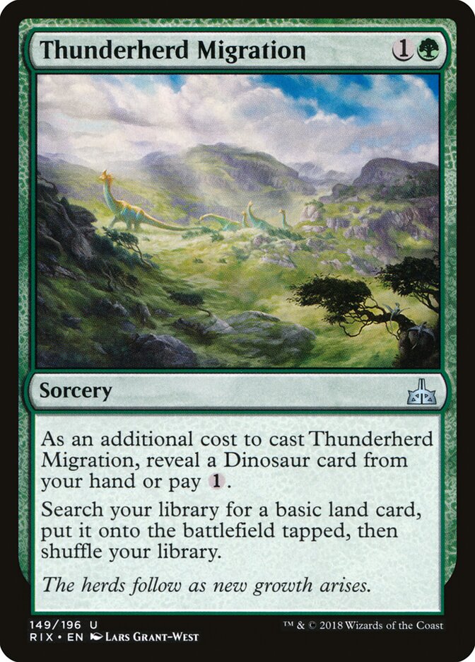 Thunderherd Migration (149) - Rivals of Ixalan (RIX)