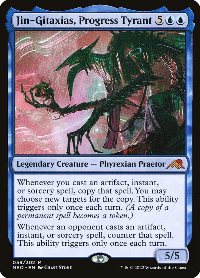Jin-Gitaxias, Progress Tyrant (59) - Kamigawa: Neon Dynasty (NEO)