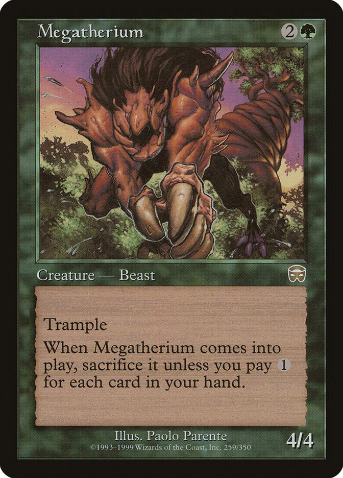 Megatherium (259) - Mercadian Masques (MMQ)