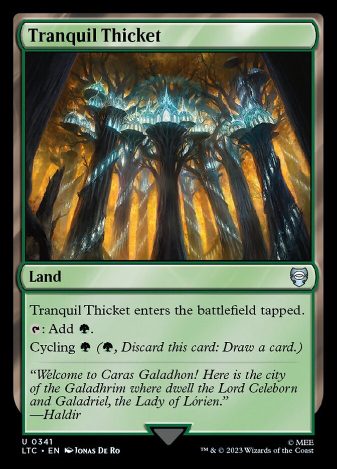 Tranquil Thicket (341) - Tales of Middle-earth Commander (LTC)