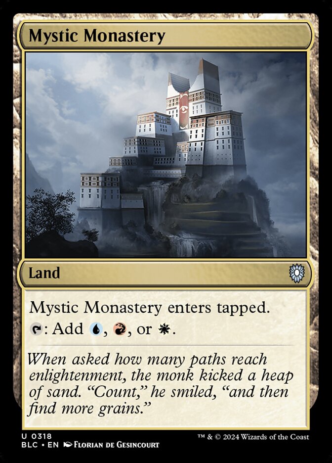 Mystic Monastery (318) - Bloomburrow Commander (BLC)