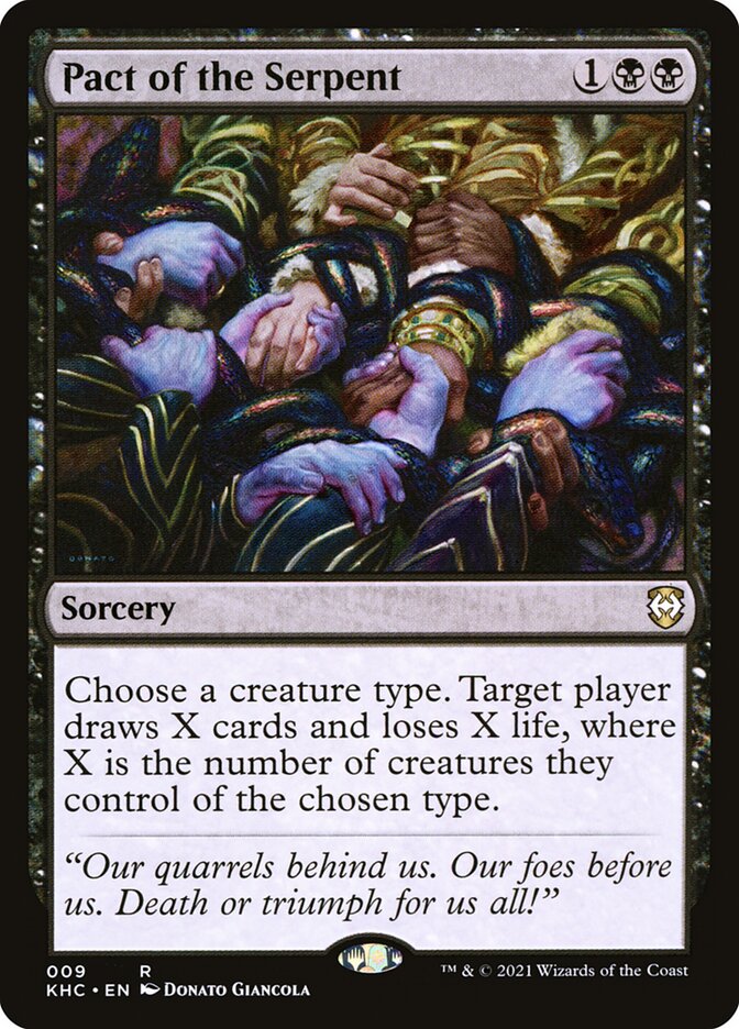 Pact of the Serpent (9) - Kaldheim Commander (KHC)