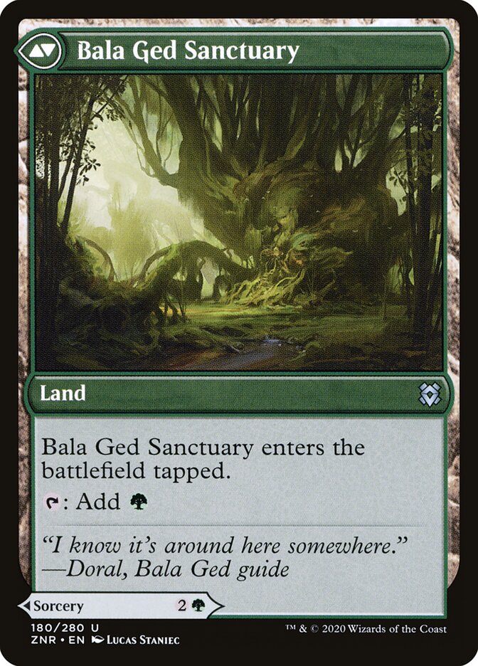 Bala Ged Recovery // Bala Ged Sanctuary (180) - Zendikar Rising (ZNR)