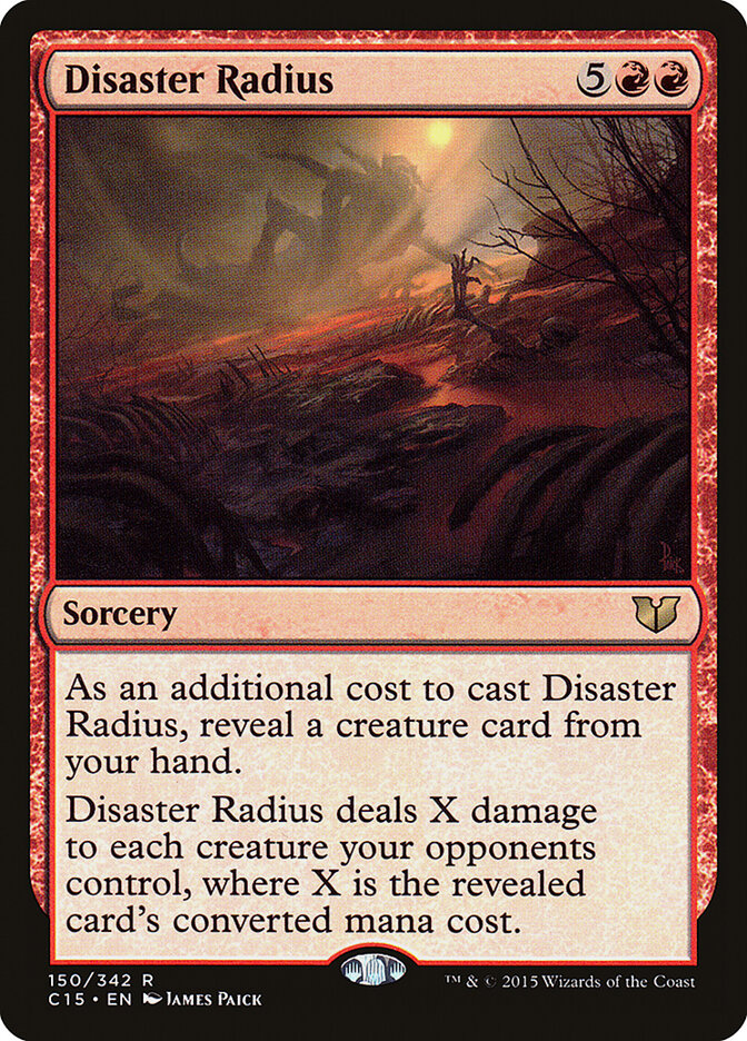 Disaster Radius (150) - Commander 2015 (C15)