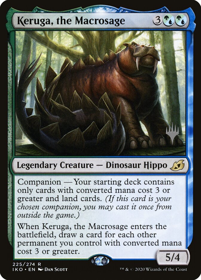 Keruga, the Macrosage (225p) - Ikoria: Lair of Behemoths Promos (PIKO)