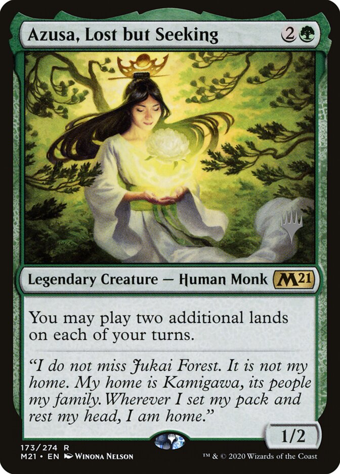 Azusa, Lost but Seeking (173p) - Core Set 2021 Promos (PM21)