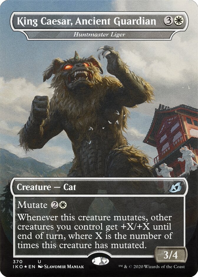 King Caesar, Ancient Guardian - Huntmaster Liger (370) - Ikoria: Lair of Behemoths (IKO)