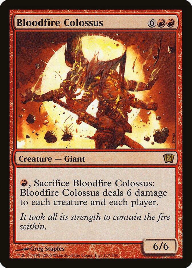 Bloodfire Colossus (177) - Ninth Edition (9ED)