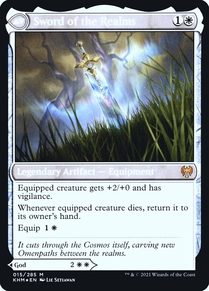 Halvar, God of Battle // Sword of the Realms (15s) - Kaldheim Promos (PKHM)