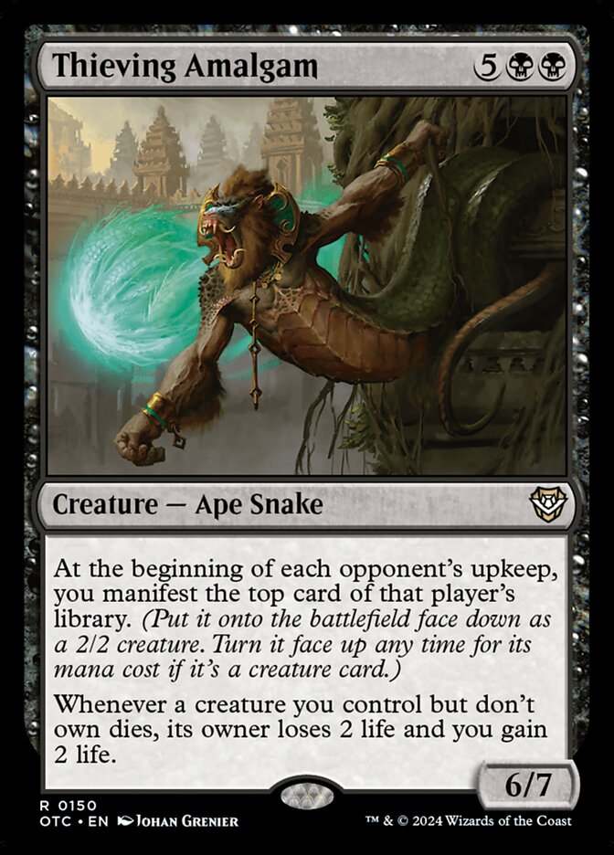 Thieving Amalgam (150) - Outlaws of Thunder Junction Commander (OTC)