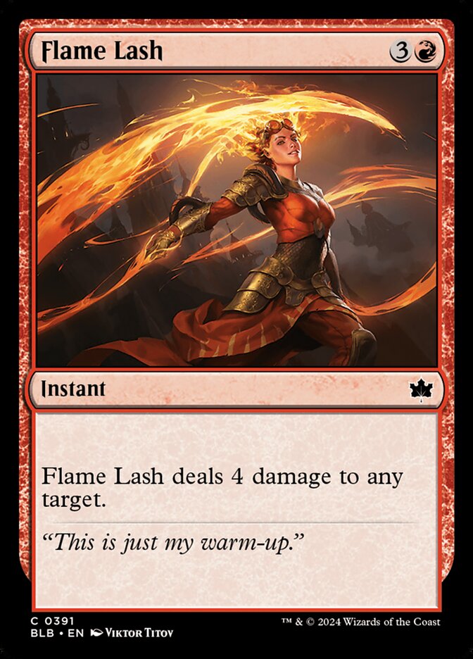 Flame Lash (391) - Bloomburrow (BLB)