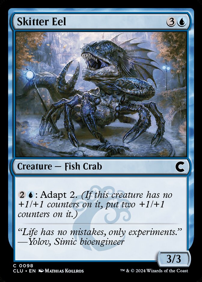 Skitter Eel (98) - Ravnica: Clue Edition (CLU)
