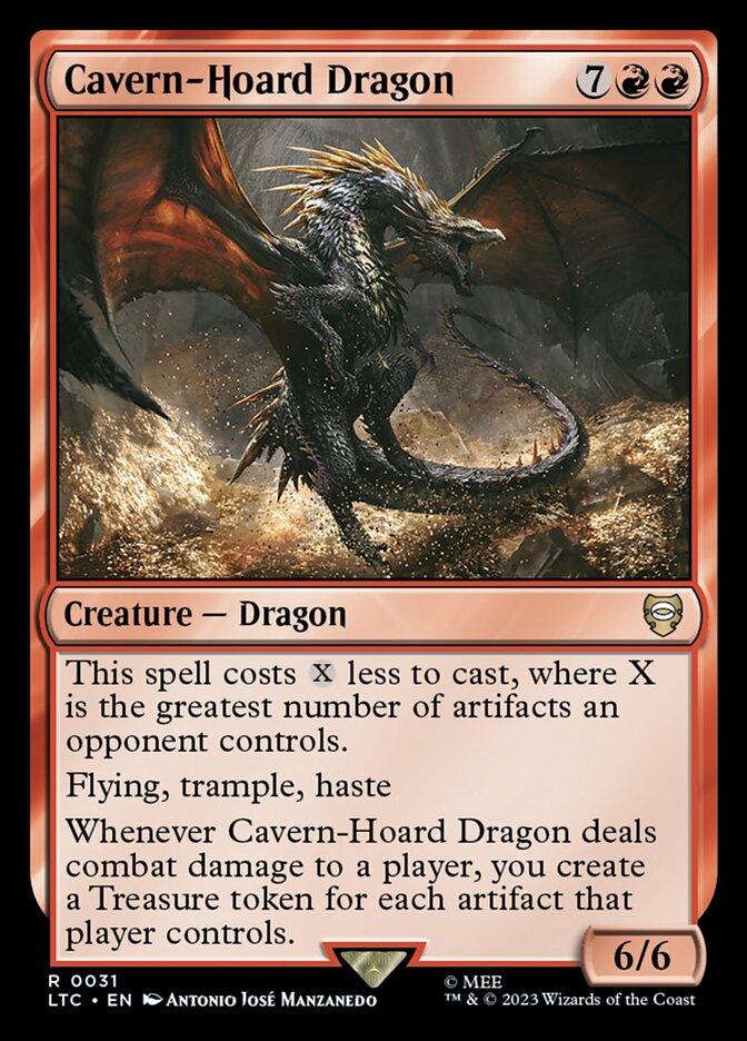 Cavern-Hoard Dragon (31) - Tales of Middle-earth Commander (LTC)